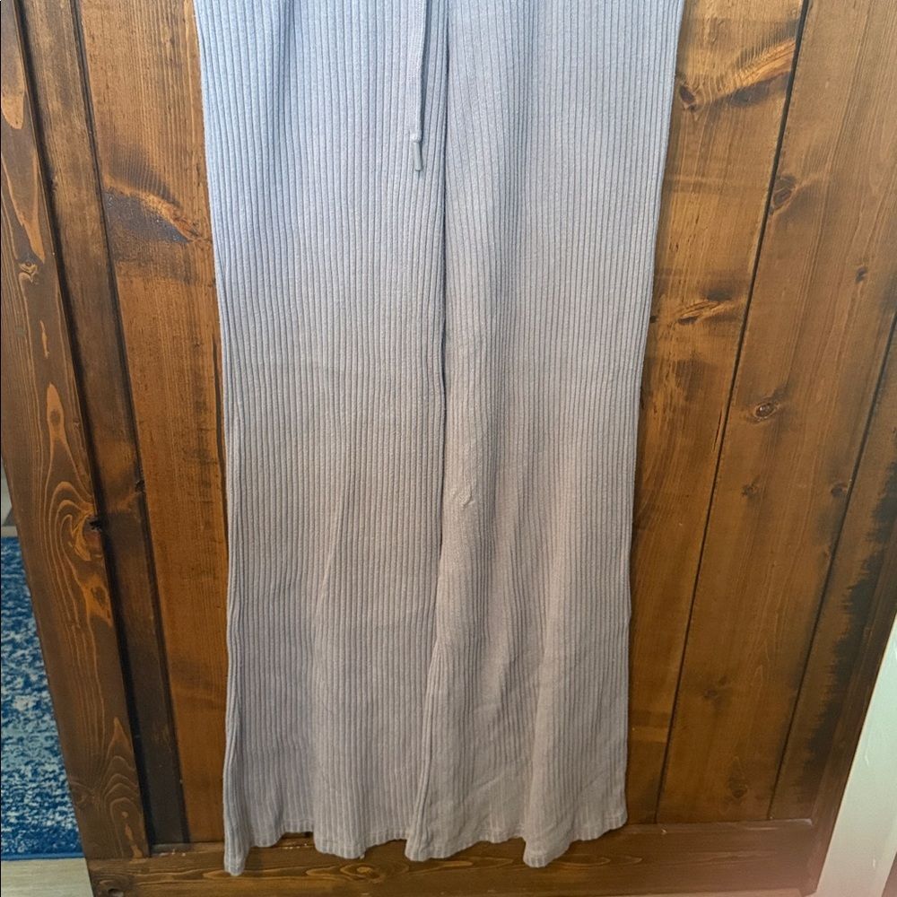 Beyond Yoga Women's Well Traveled Wide Leg Pants, Birch, Size M - Picture 2 of 13